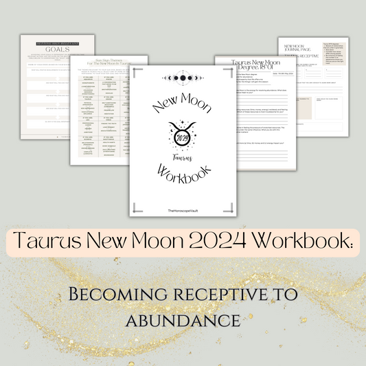 Taurus New Moon 2024: Abundance Workbook